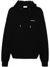 Off-white Barber Arrow Skate Black Hoodie With Logo Lettering On The Front And Maxi Logo Print On The Rear In  In 1001 Black - White