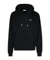 Off-white Barber Arrow Skate Black Hoodie With Logo Lettering On The Front And Maxi Logo Print On The Rear In  In Black