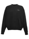 Off-white Black And White Cotton Embroidered Arrow Sweatshirt