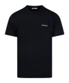 Off-white Graphic Print Short Sleeve Crew Neck T-shirt In Black