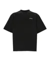 Off-white Graphic Print Short Sleeve Crew Neck T-shirt In Black