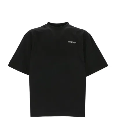 OFF-WHITE OFF-WHITE LOGO PRINTED CREWNECK T-SHIRT