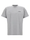 Off-white Man T-shirt Grey Size M Cotton In Gray