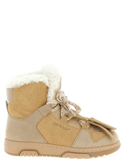 Off-white 'winter' Ankle Boots In Brown