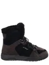 Off-white Winter Boot Anthracite In Black