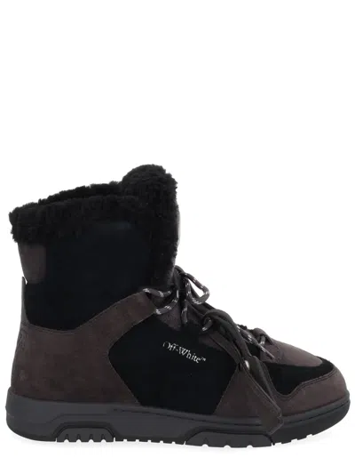 Off-white Winter Boot "anthracite" In Black