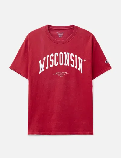 Off-white Wisconsin T-shirt In Red