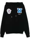 Off-white Wiz Patch Skate Hoodie In Black