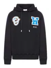 Off-white Wiz Patch Skate Hoodie In Multicolour