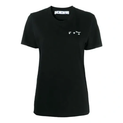 Off-white (wmns)  Logo Micro Mark Short Sleeve Slim Fit Version Black
