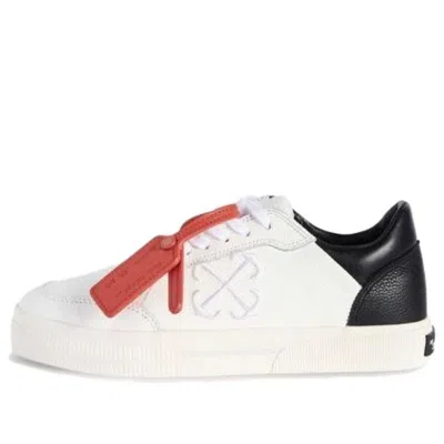 Off-white (wmns)  New Low Vulcanized Leather Sneakers 'white Black'
