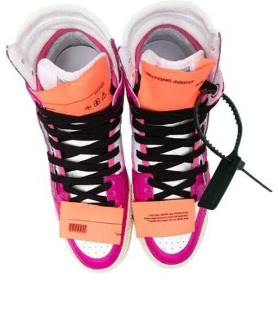 Off-white (wmns)  Off-court 3.0 High-top Sneakers 'pink White Orange'