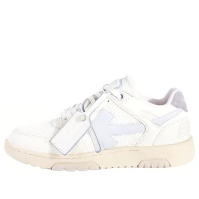 Off-white (wmns)  Slim Out Of Office Leather Sneakers 'white Purple' In Multi