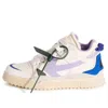 Off-white (wmns)  Sponge Mid-top Sneakers 'white Blue Purple' In Multi