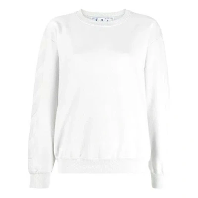Off-white (wmns)  Ss21 Arrow Logo Printing Sports Round Neck Hoodie Version White