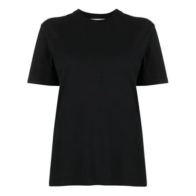 Off-white Off White Womens Diag Regular Tee In Black