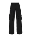 Off-white Toybox Logo-embroidered Cargo Pants In Wool In Black