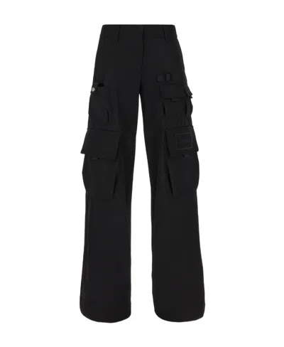 OFF-WHITE OFF-WHITE WO GAB TOYBOX STRAIGHT LEG TROUSERS