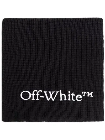 Off-white Wo Logo Bksh Knit Scarf Accessories