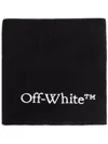 Off-white Off White™ Black Leather Bi Fold Wallet With Logo In Black