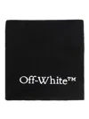 Off-white Off White Men Wo Logo Bksh Knit Scarf In Black