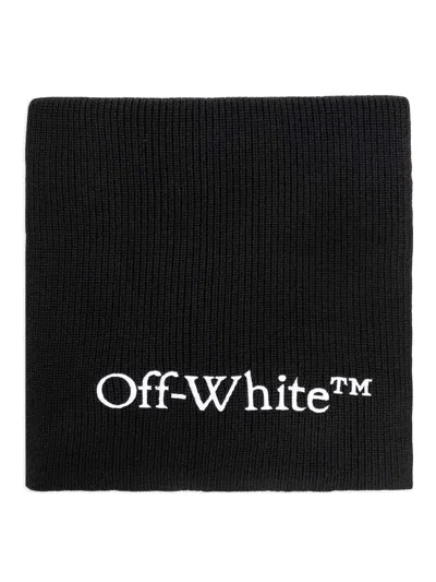 OFF-WHITE BUFANDA - NEGRO