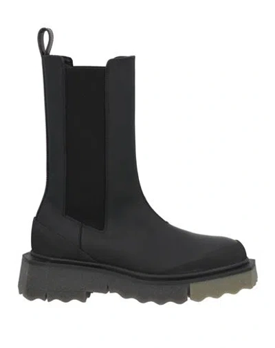 Off-white Woman Ankle Boots Black Size 7 Calfskin