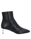 Off-white Off White Allen Boots Women Leather Black In Black