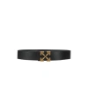 Off-white Woman Belt Black Size S/m Soft Leather In Black