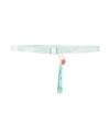 Off-white Woman Belt Sky Blue Size Onesize Viscose In Blue