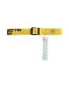 Off-white Woman Belt Yellow Size Onesize Polyamide, Polyester