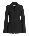 Off-white Woman Blazer Black Size 4 Polyester In Black
