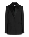 Off-white Woman Blazer Black Size 6 Polyester, Acetate, Viscose, Elastane In Black