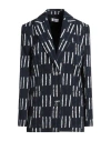 Off-white Woman Blazer Midnight Blue Size 6 Wool In Blue