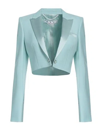Off-white Ff Suit Jacket In Blue