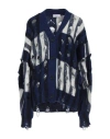 Off-white Mohair-blend Oversized Cardigan In Blue