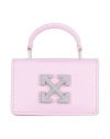 OFF-WHITE OFF-WHITE WOMAN HANDBAG PINK SIZE - LEATHER