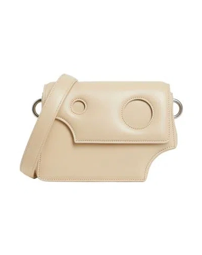 Off-white Woman Cross-body Bag Beige Size - Leather In Brown