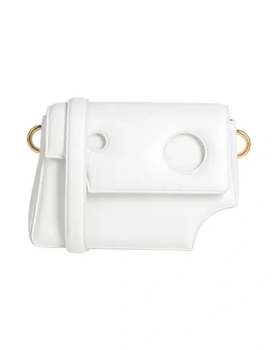 Off-white Woman Cross-body Bag Ivory Size - Leather