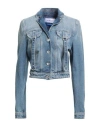 Off-white Blue Cargo Denim Jacket In Blue