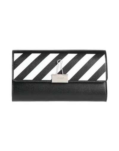 Off-white Woman Handbag Black Size - Leather, Cotton, Acrylic