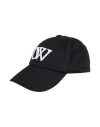 Off-white Woman Hat Black Size M Cotton In Black