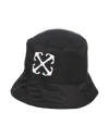 Off-white Woman Hat Black Size M Polyester In Black