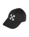 Off-white Woman Hat Black Size Onesize Cotton In Black