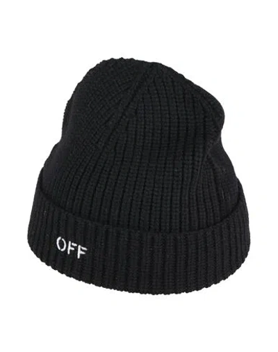 Off-white Woman Hat Black Size Onesize Virgin Wool