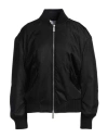 Off-white Woman Jacket Black Size 6 Polyamide, Polyurethane, Wool, Acrylic, Elastane
