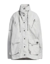 Off-white Woman Jacket Light Grey Size 8 Polyamide In Grey