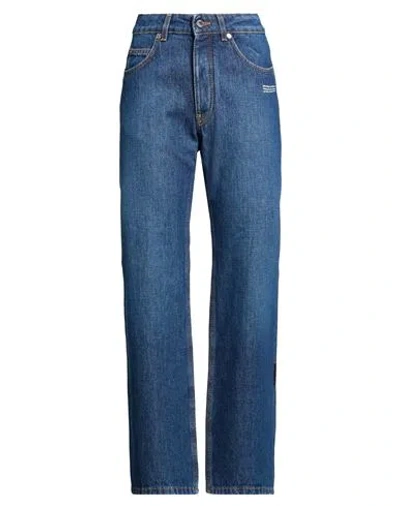 Off-white Woman Jeans Blue Size 28 Cotton