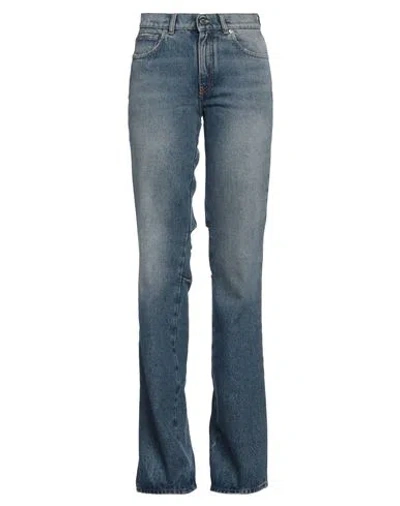 Off-white Woman Jeans Blue Size 29 Cotton