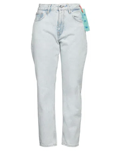 Off-white Woman Jeans Blue Size 30 Cotton